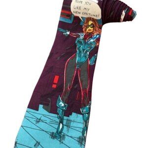 Rare Sharon Ventura Ms Marvel Mens Tie 1993 Vintage